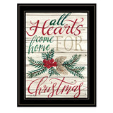 Home For Christmas 2 Black Framed Print Wall Art - Homeroots