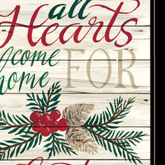 Home For Christmas 2 Black Framed Print Wall Art - Homeroots