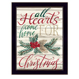 Home For Christmas 3 Black Framed Print Wall Art - Homeroots