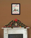 Home For Christmas 3 Black Framed Print Wall Art - Homeroots