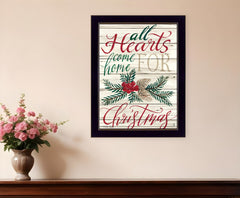 Home For Christmas 3 Black Framed Print Wall Art - Homeroots