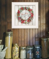 Gathered Around the Tree 1 White Framed Print Wall Art - Homeroots - Flyclothing LLC