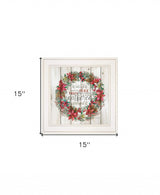 Gathered Around the Tree 1 White Framed Print Wall Art - Homeroots - Flyclothing LLC