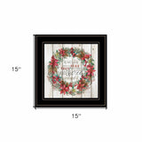 Gathered Around the Tree 2 Black Framed Print Wall Art - Homeroots - Flyclothing LLC