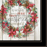 Gathered Around the Tree 2 Black Framed Print Wall Art - Homeroots - Flyclothing LLC