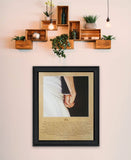I DO 7 Black Framed Print Wall Art - Homeroots
