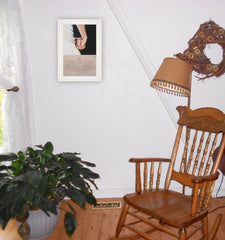 I DO 1 White Framed Print Wall Art - Homeroots
