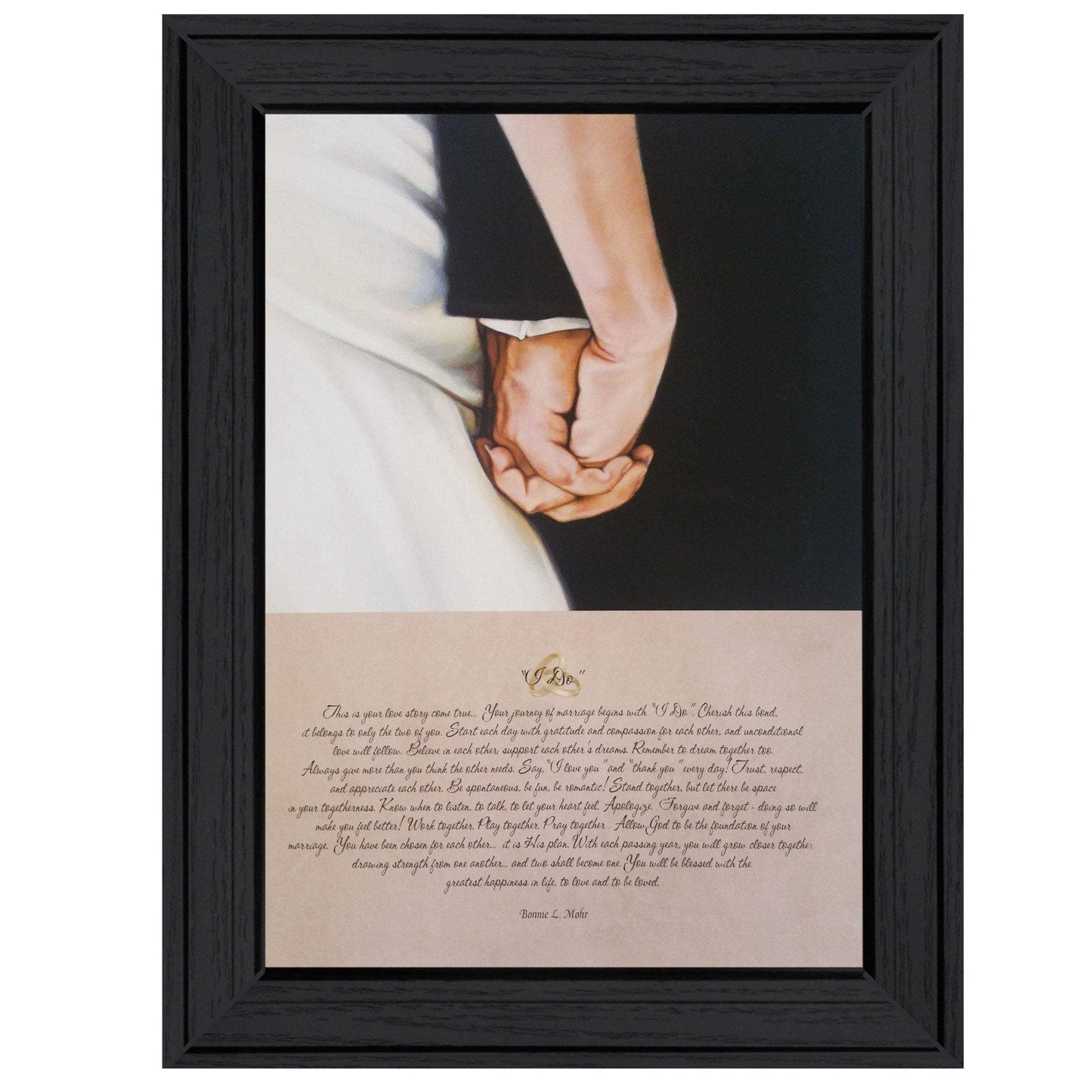 I DO 2 Black Framed Print Wall Art - Homeroots - Flyclothing LLC