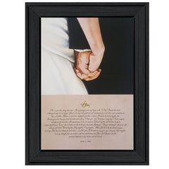 I DO 2 Black Framed Print Wall Art - Homeroots