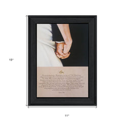 I DO 2 Black Framed Print Wall Art - Homeroots