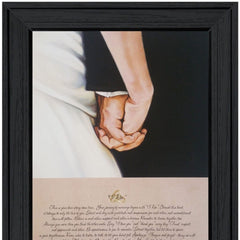 I DO 2 Black Framed Print Wall Art - Homeroots