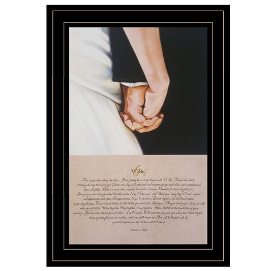 I DO 3 Black Framed Print Wall Art - Homeroots