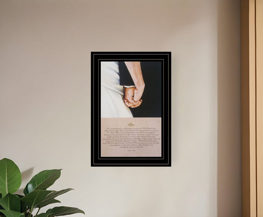 I DO 3 Black Framed Print Wall Art - Homeroots