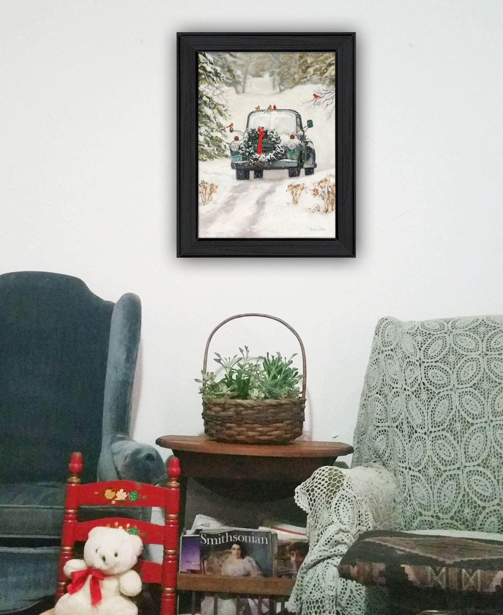 Winter Park 1 Black Framed Print Kitchen Wall Art - Homeroots - Flyclothing LLC