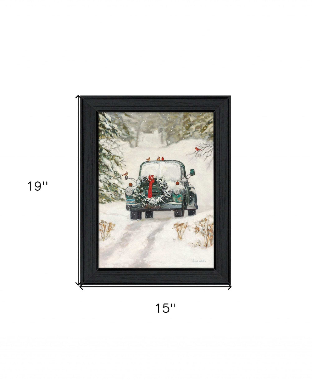 Winter Park 1 Black Framed Print Kitchen Wall Art - Homeroots - Flyclothing LLC