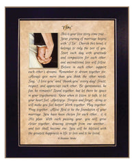 I DO 4 Black Framed Print Wall Art - Homeroots