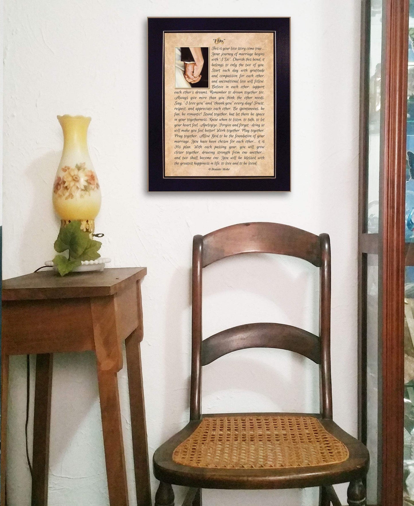I DO 4 Black Framed Print Wall Art - Homeroots - Flyclothing LLC