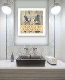 RELAX 1 White Framed Print Wall Art - Homeroots