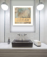 DREAM 1 White Framed Print Wall Art - Homeroots - Flyclothing LLC