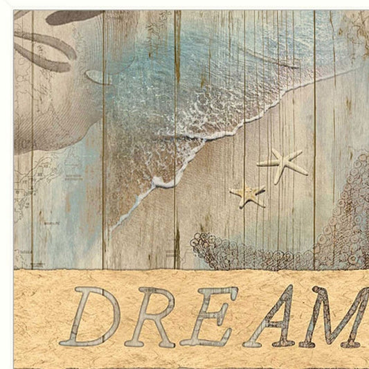 DREAM 1 White Framed Print Wall Art - Homeroots