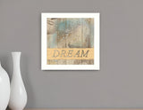 DREAM 1 White Framed Print Wall Art - Homeroots
