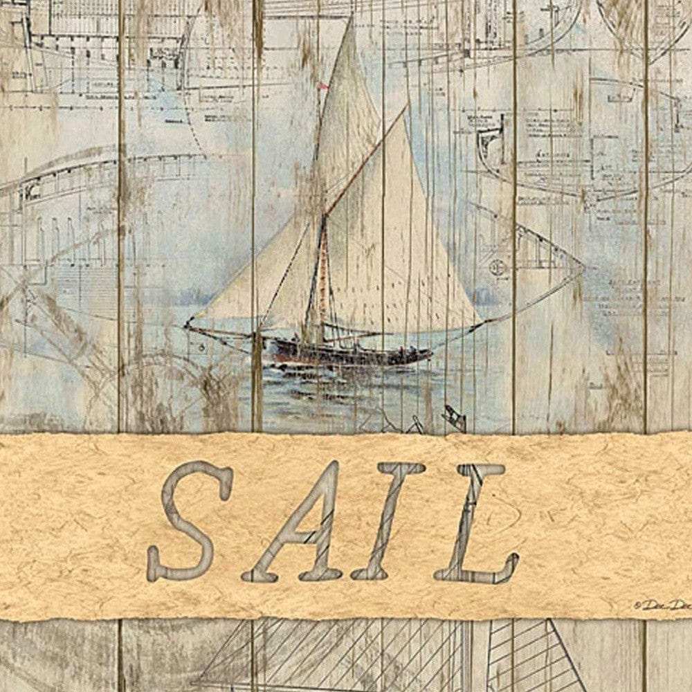 SAIL White Framed Print Wall Art - Homeroots - Flyclothing LLC