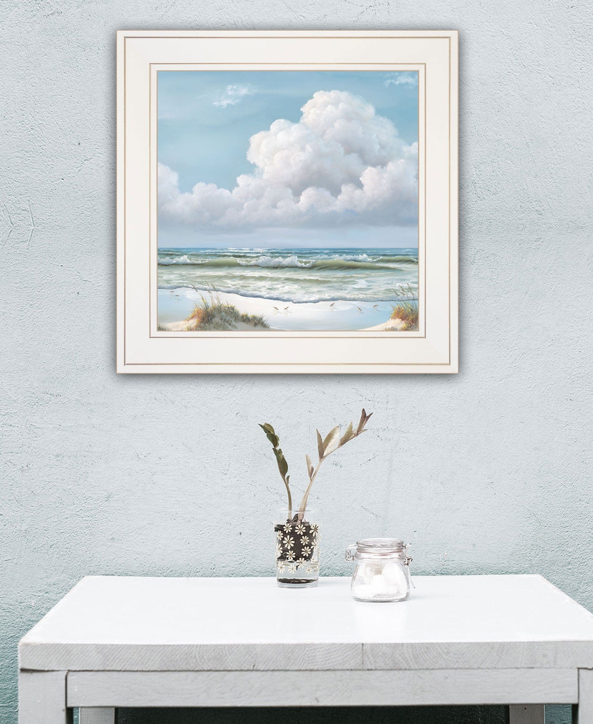 Beautiful Day II White Framed Print Wall Art - Homeroots