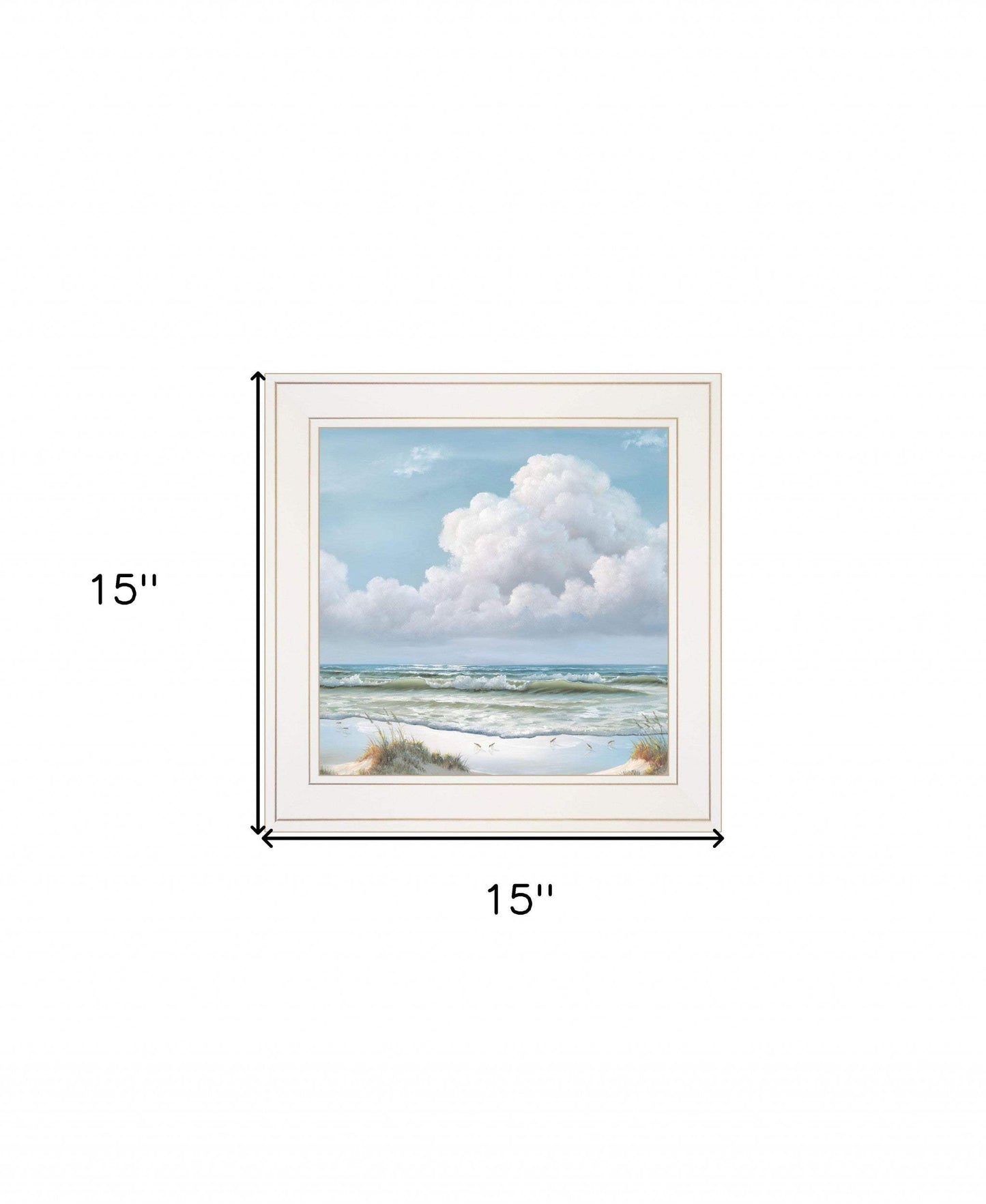 Beautiful Day II White Framed Print Wall Art - Homeroots - Flyclothing LLC
