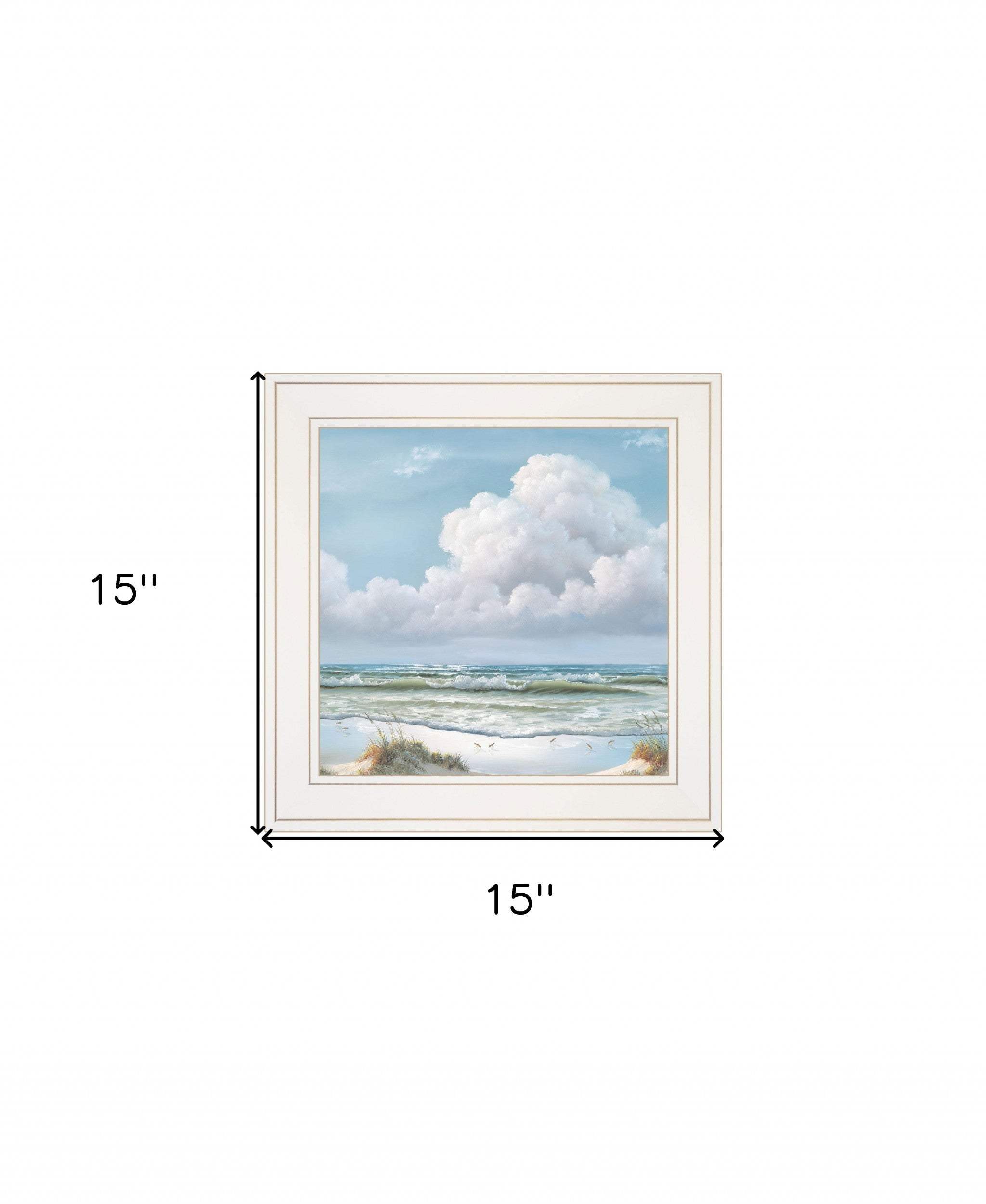 Beautiful Day II White Framed Print Wall Art - Homeroots - Flyclothing LLC