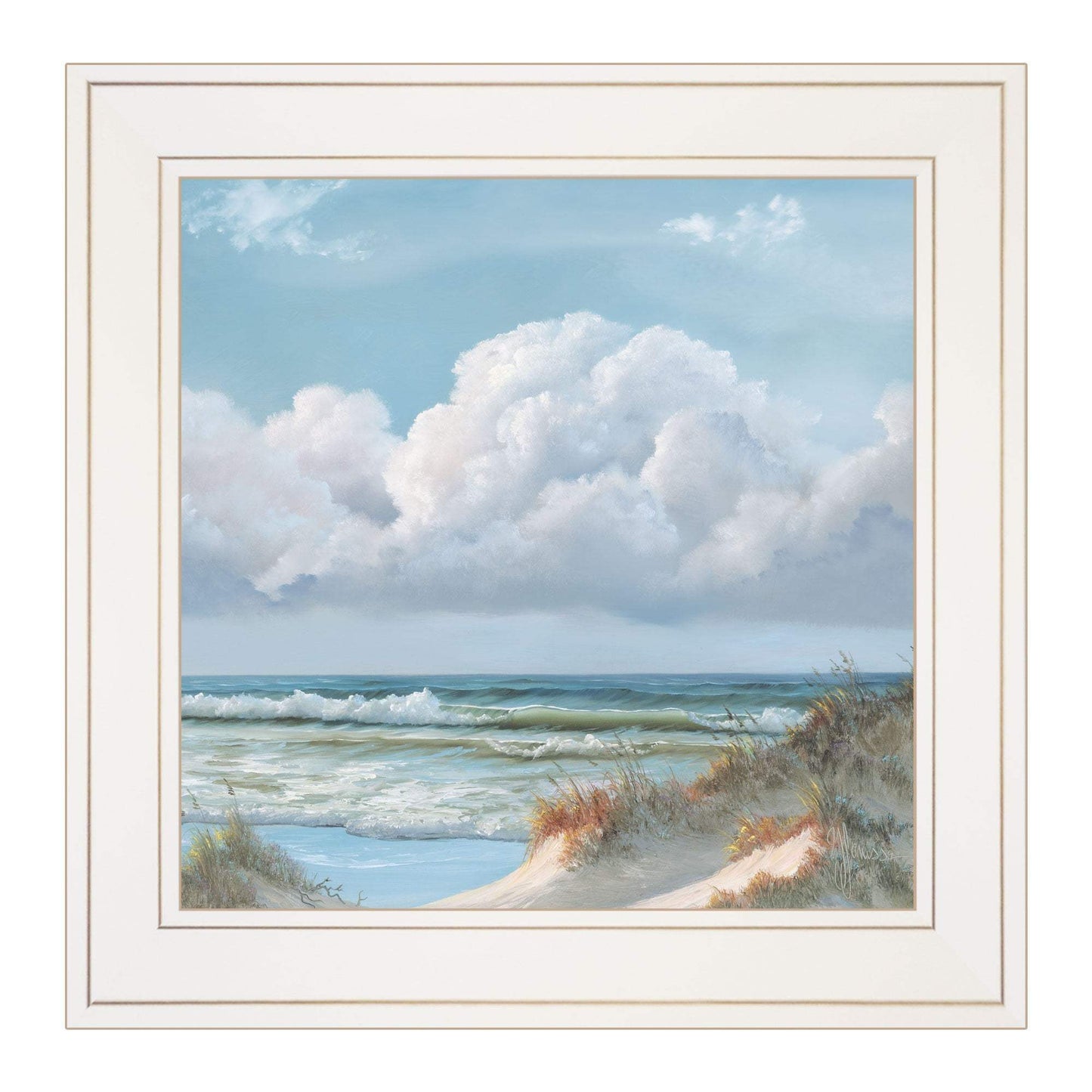 Beautiful Day Triptych III White Framed Print Wall Art - Homeroots - Flyclothing LLC