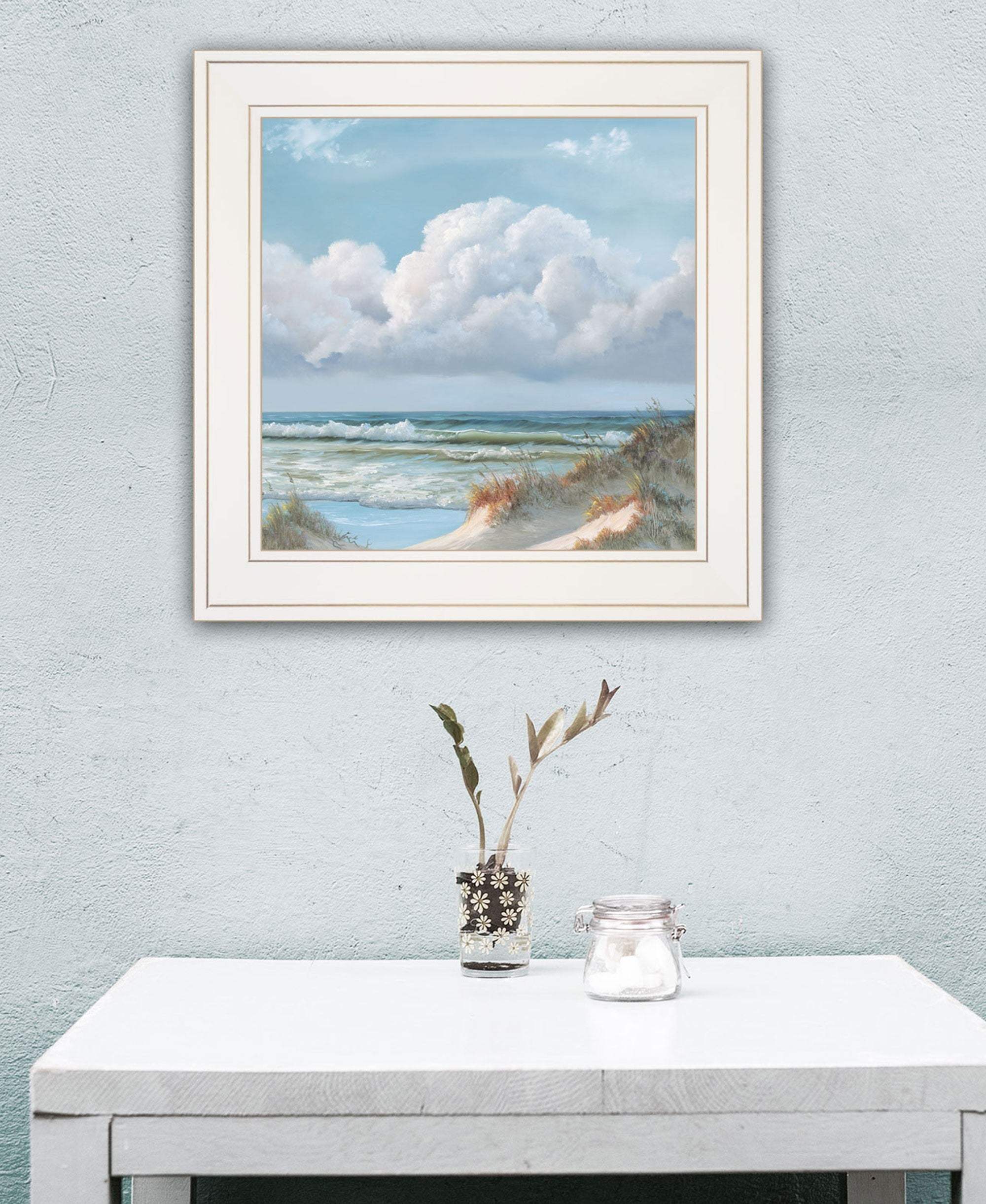 Beautiful Day Triptych III White Framed Print Wall Art - Homeroots - Flyclothing LLC