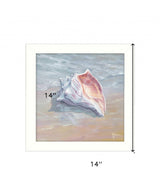 Whelk White Framed Print Wall Art - Homeroots - Flyclothing LLC