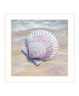 Scallop White Framed Print Wall Art - Homeroots - Flyclothing LLC