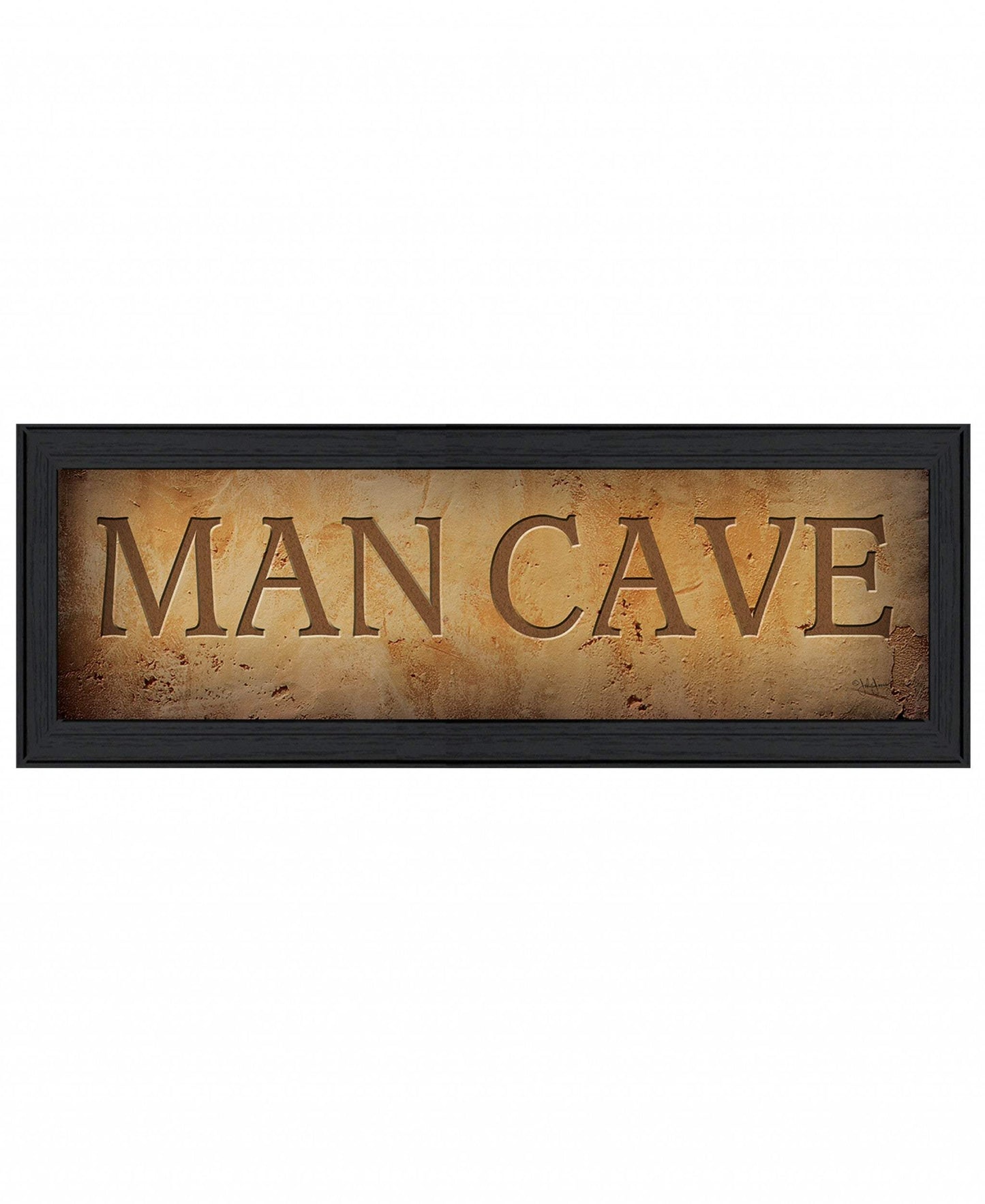 Man Cave 1 Black Framed Print Wall Art - Homeroots - Flyclothing LLC