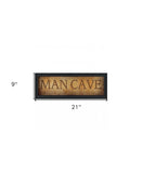 Man Cave 1 Black Framed Print Wall Art - Homeroots - Flyclothing LLC