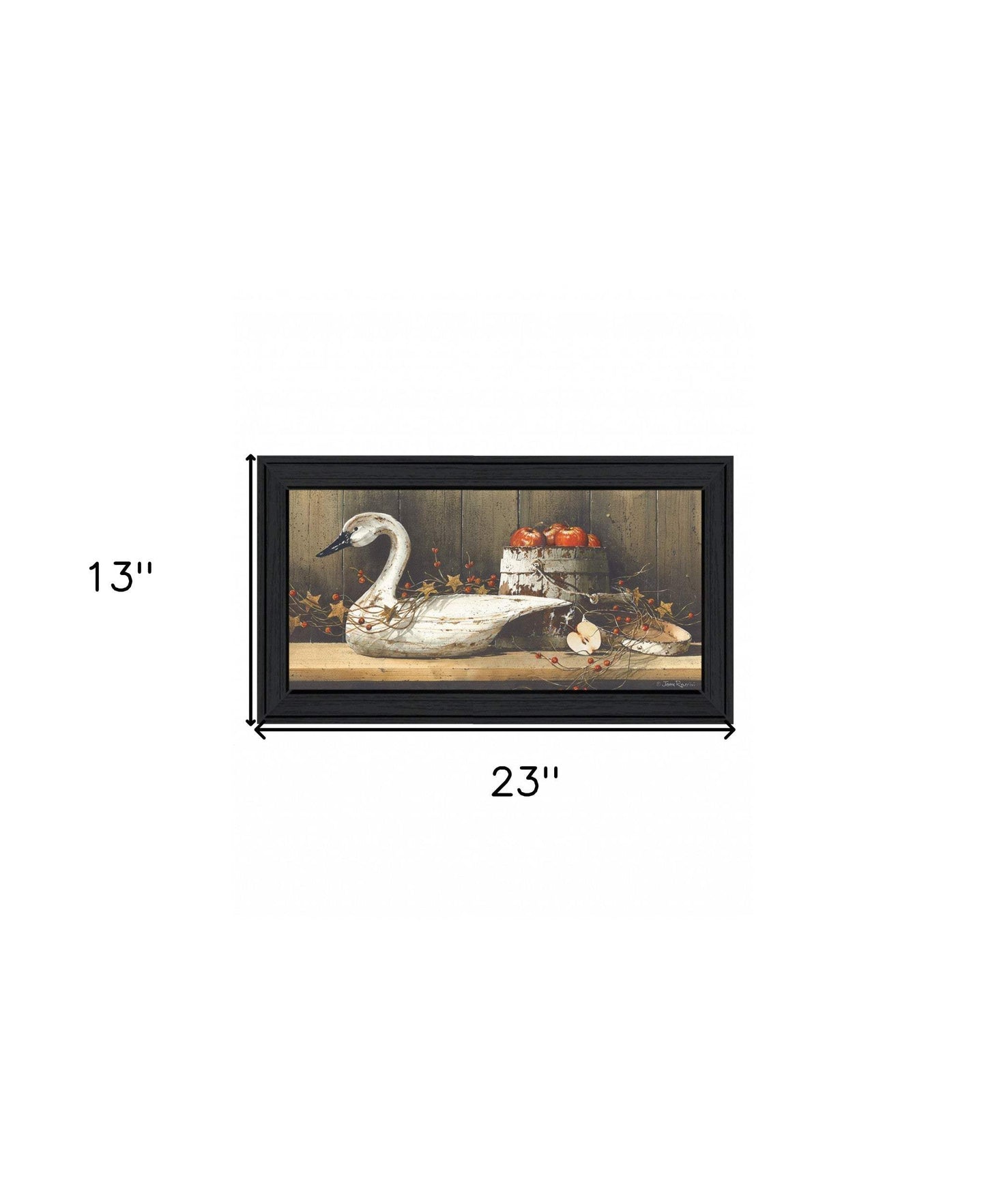 Apple Appeal 1 Black Framed Print Wall Art - Homeroots - Flyclothing LLC