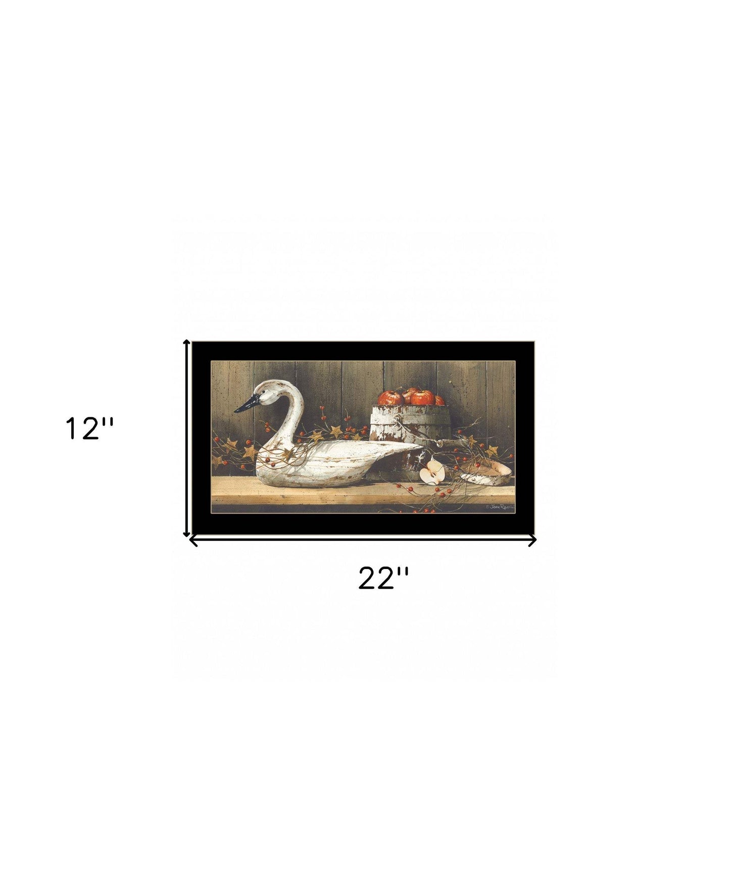 Apple Appeal 2 Black Framed Print Wall Art - Homeroots - Flyclothing LLC