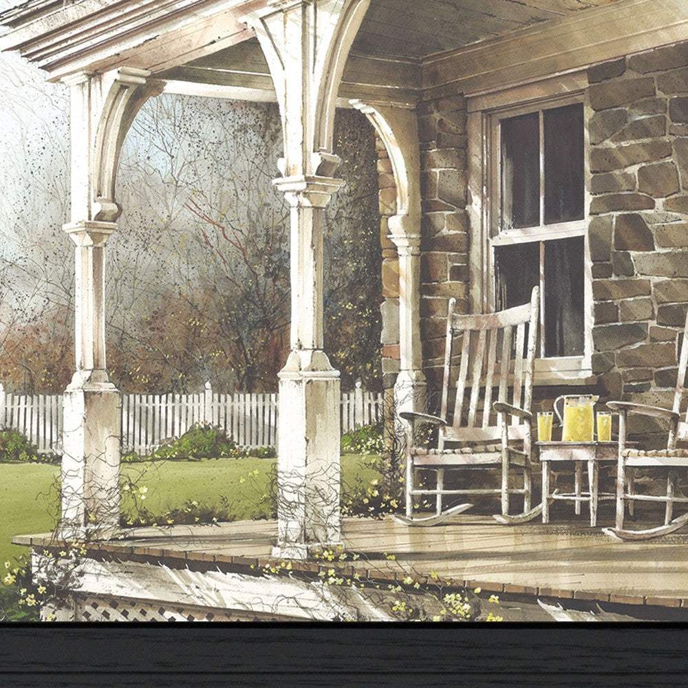 Sunday Afternoon 2 Black Framed Print Wall Art - Homeroots - Flyclothing LLC
