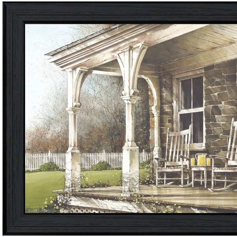 Sunday Afternoon 2 Black Framed Print Wall Art - Homeroots - Flyclothing LLC