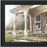 Sunday Afternoon 2 Black Framed Print Wall Art - Homeroots
