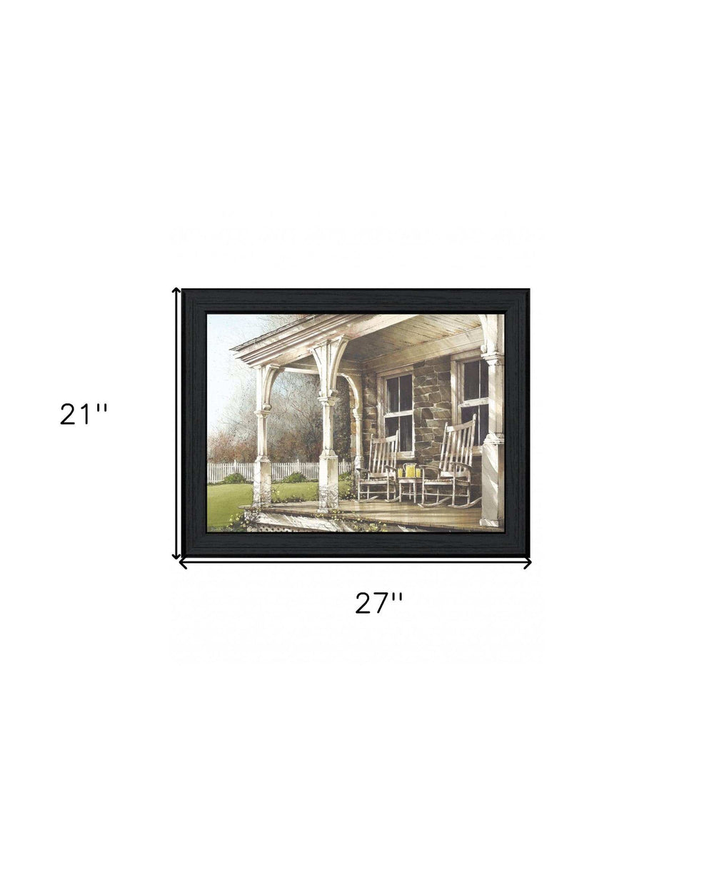 Sunday Afternoon 2 Black Framed Print Wall Art - Homeroots - Flyclothing LLC