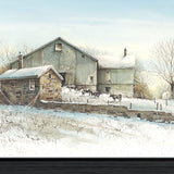 February Morning Black Framed Print Wall Art - Homeroots