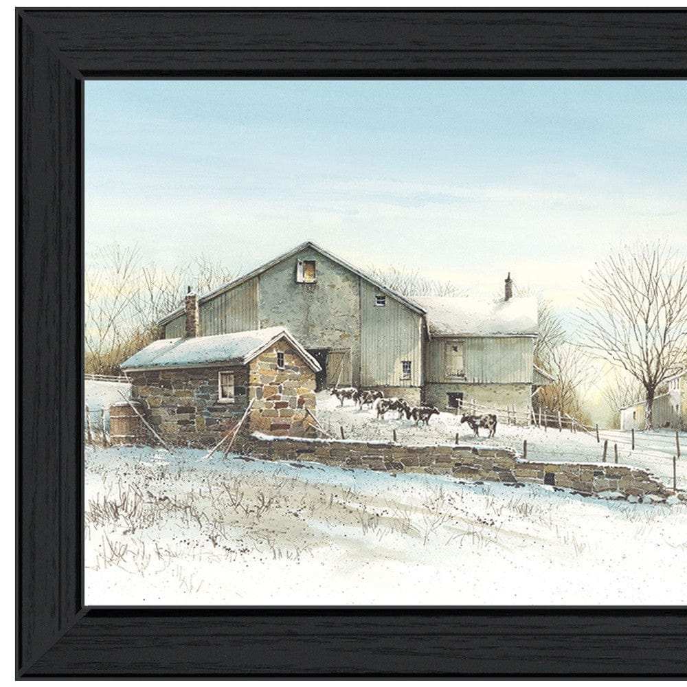 February Morning Black Framed Print Wall Art - Homeroots - Flyclothing LLC