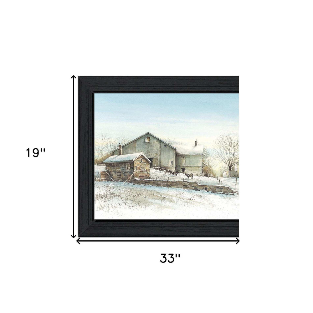 February Morning Black Framed Print Wall Art - Homeroots - Flyclothing LLC