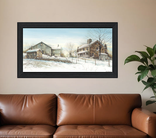 February Morning Black Framed Print Wall Art - Homeroots
