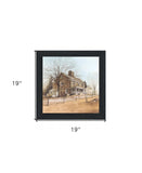 House on Chestnut Black Framed Print Wall Art - Homeroots - Flyclothing LLC
