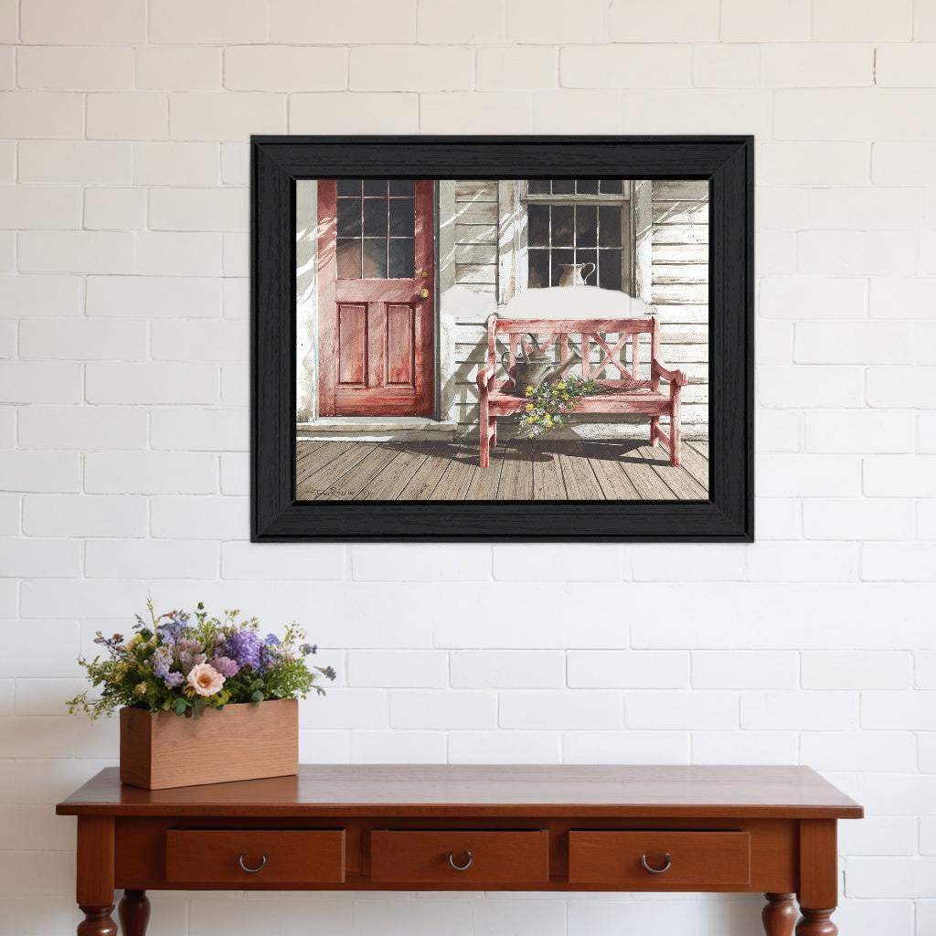 Fresh Cut Flowers 1 Black Framed Print Wall Art - Homeroots - Flyclothing LLC