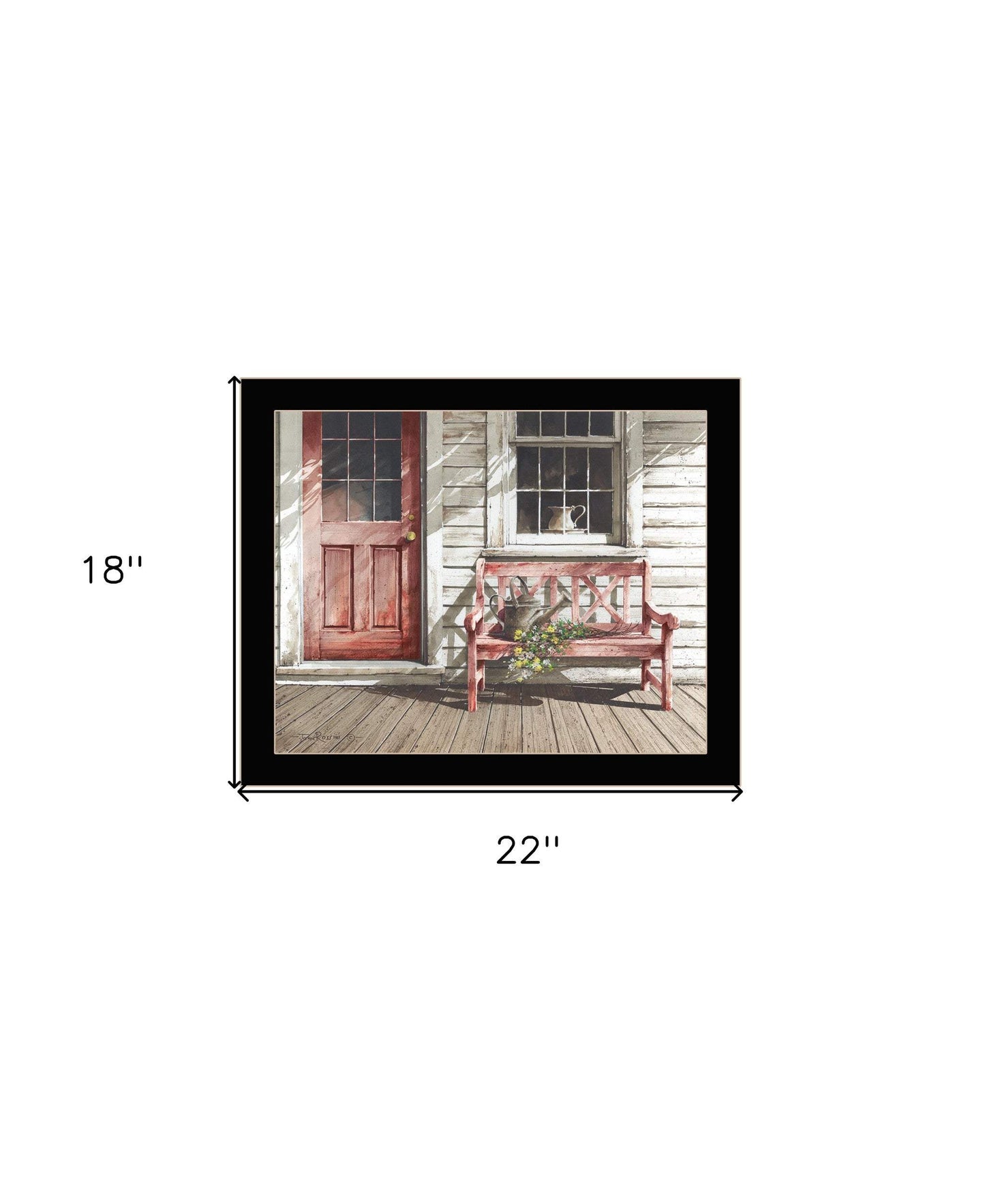 Fresh Cut Flowers 2 Black Framed Print Wall Art - Homeroots - Flyclothing LLC