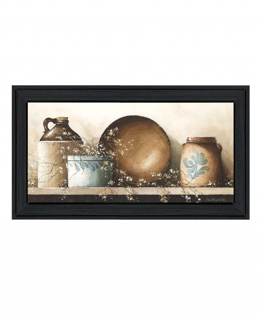 Shelf Life Too 1 Black Framed Print Wall Art - Homeroots - Flyclothing LLC