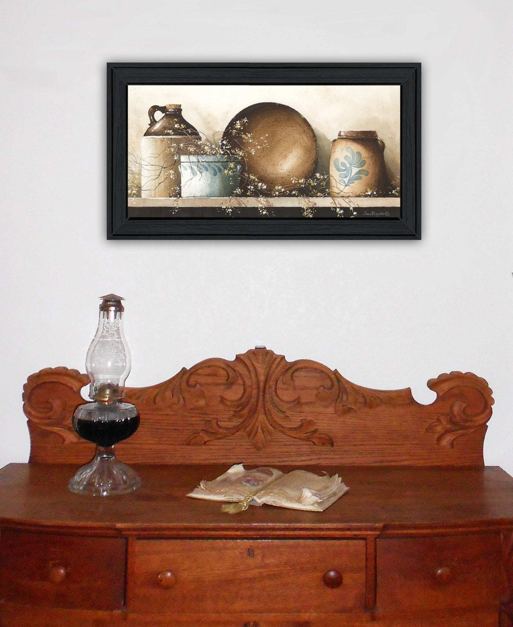 Shelf Life Too 1 Black Framed Print Wall Art - Homeroots - Flyclothing LLC